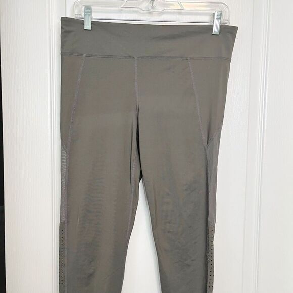 Joy Lab High Rise Sheer Paneled Perforated Holes Full Length Athletic Leggings - Picture 2 of 13